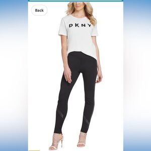 DKNY Women's Sportswear Pant, Black, Large